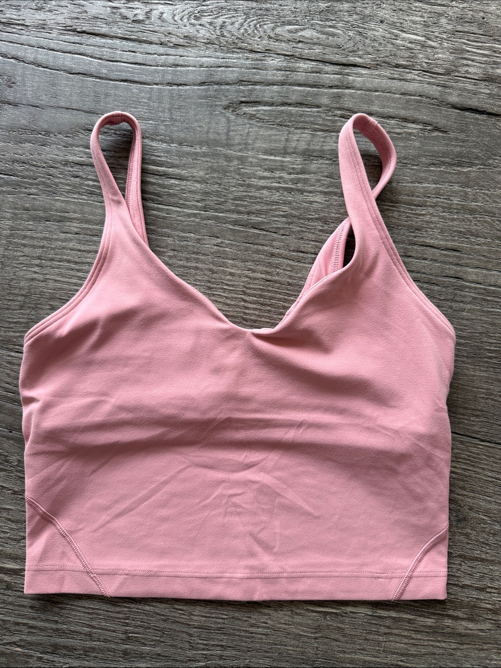 lululemon athletica Pink Seamless Crop Bralette